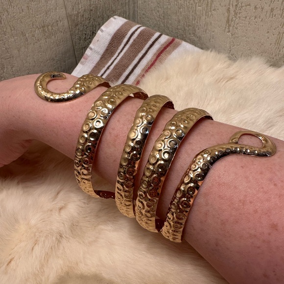 Jewelry - Gold Octopus Tentacle Cuff Bracelet